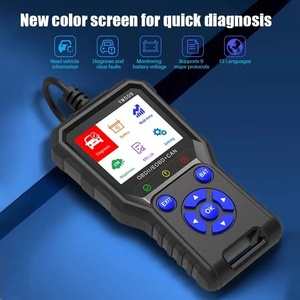 YM509 OBD2 Diagnose werkzeug für Elektroautos Mehrsprachiger Kunststoff-Kfz-Scanner Fehler codes löschen Neuer Motor OBD 2 Code Reader - Product Image 4