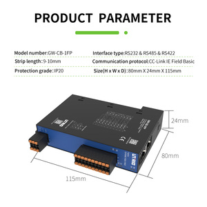 プロトコルゲートウェイCC-Link IE Field BasicからRS485/RS232/RS422フリーポートプロトコルコンバーターモジュールデータコンバーター - Product Image 2