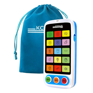 AAC Cihazı Konuşma Düğmesi Konuşma Terapisi Aracı, Sözsüz Çocuklar için Değiştirilebilir Erkek/Kadın Sesli Alternatif İletişim Yardımcıları - Product Image 1