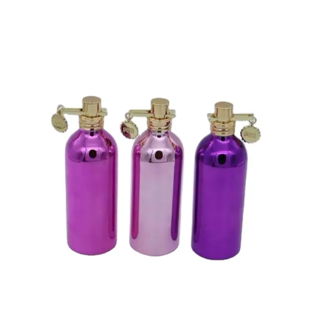 Botol Aluminium Atomizer Parfum Penyemprot Mewah Lapisan Uv Paling Populer