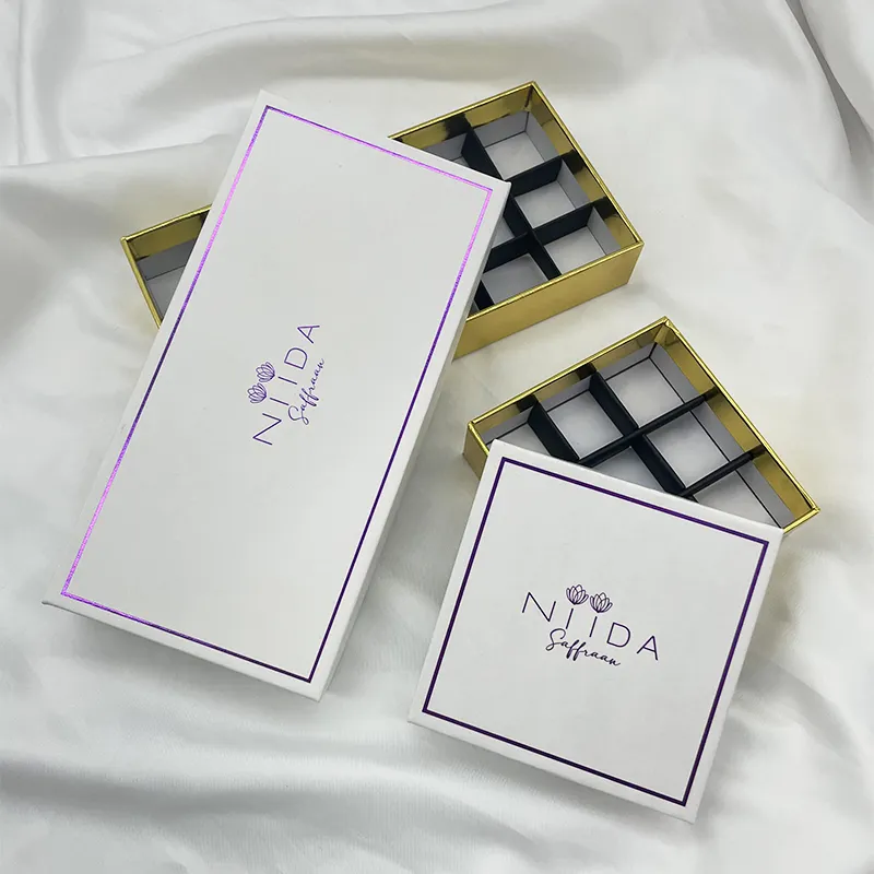 Boîte de chocolat, emballage de boîtes de barre de chocolat de luxe, boîtes de chocolat vides