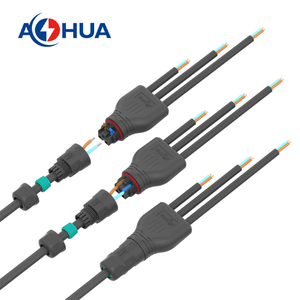 15A Quick Lock Connector M20 3PIN Led Lighting Driver Cable 3Pin Assembly Y <strong>Splitter</strong> <strong>1</strong> <strong>Input</strong> <strong>3</strong> <strong>Output</strong> Led Wire Harness - Product Image 4