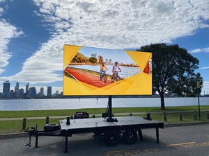 Perakende mağaza asansör wayeducation eğitim açık tabela için dijital Billboard römork Video paneli mobil LED tabela ekran - Product Image 3