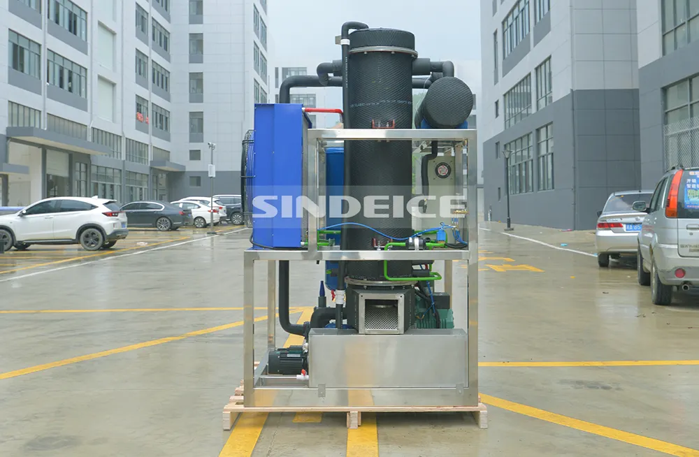 1000 kg Tube Ice Maker Machine of SINDEICE Food Grade Tube Ice Machine