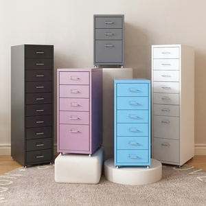 Dọc Kim Loại Ngăn Kéo Ngực Thép Cán Tủ Hồ Sơ 5 Ngăn Kéo Di Động Tủ Hồ Sơ Cho Văn Phòng Nhà Lưu Trữ Và Tổ Chức - Product Image 6