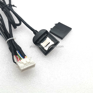 汽车线多功能输出电缆RCA输出线Aux-in适配器3.5mm母AV麦克风线，用于车头单元CD播放器 - Product Image 5