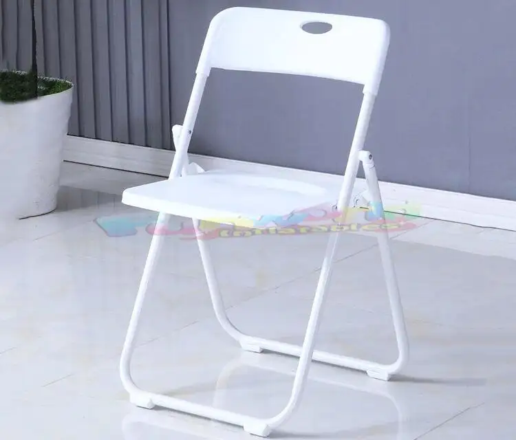 Chaise pliante portable de fête, chaise pliante, en plastique, table à manger pour la maison