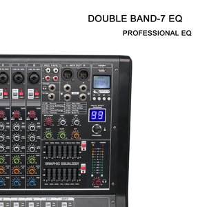 Yüksek standart ses BLC8 8 kanal dijital 99 DSP 48V Phantom güç USB çift bant-7 EQ profesyonel ses ses mikseri - Product Image 4