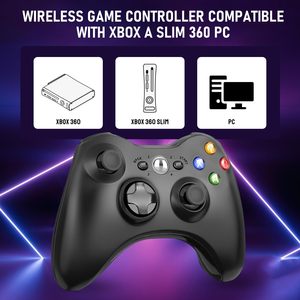 2.4Gワイヤレス交換ゲームパッドジョイスティック振動モーターUSBレシーバーXbox 360 Xbox360スリムPC用リモートジョイパッド - Product Image 5