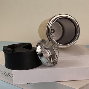 Cốc Uống Trà Du Lịch Bằng Gỗ 500Ml Chai Nước Bằng Thép Không Gỉ Bằng Tre Có Nắp Tre - Product Image 4