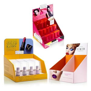 Freely Design <strong>Custom</strong> <strong>Printing</strong> Nail Polish Lipstick Cosmetic Makeup Shop <strong>Display</strong> Perfume <strong>Counter</strong> <strong>Display</strong> <strong>Box</strong> - Product Image 1
