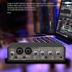External <strong>USB</strong> Sound <strong>Cards</strong>, <strong>USB</strong> Audio Interface Solo Studio for Podcast Recording 96KHz 24bit Interface De Audio <strong>Usb</strong> Soundcard - Product Image 2