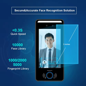 Scanmax Reconocimiento facial basado en IA Acceso inteligente al edificio de oficinas con detección facial en tiempo real y medición de temperatura