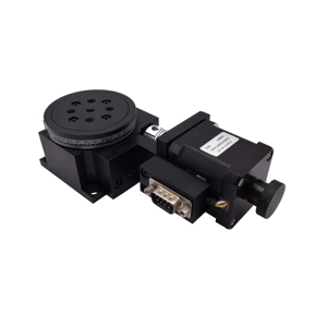 LDTDH-60WS 220V Độ chính xác cao Worm Gear vòng bi quang học cụ cơ giới giai đoạn quay tùy chỉnh giai đoạn quay kim loại - Product Image 3