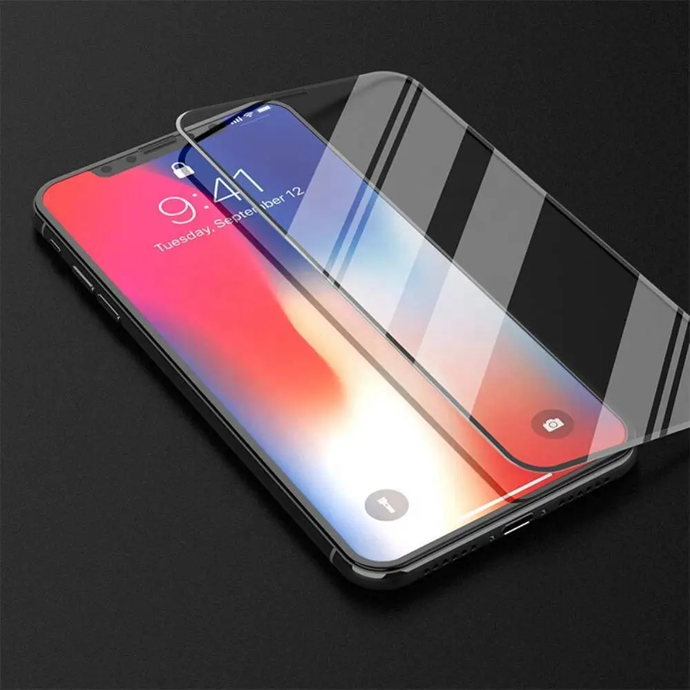 High Standard Siebdruck 9H 2.5D Handy gehärtetes Glas für Iphone X Xs XR XS Max Displays chutz folie