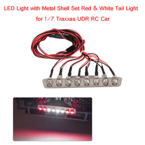 <span class=keywords><strong>RC</strong></span> araba LED ışık Metal kabuk Set kırmızı beyaz ışık için 1/7 Traxxas UDR <span class=keywords><strong>RC</strong></span> kamyon arabalar kuyruk işık - Product Image 6