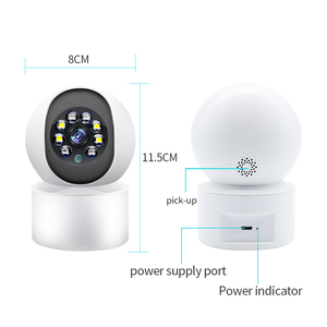 C 3MP HD Real Time <strong>Intercom</strong> <strong>Motion</strong> <strong>Detection</strong> Intelligent Loop <strong>Video</strong> Recording Dual Light Source Indoor Mini Security WIFI Camera - Product Image 2