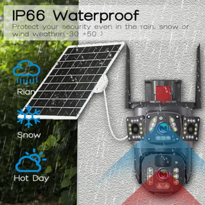 V380PRO 4G kablosuz ağ güvenlik kamera 4 gözler 3 ekran GÜNEŞ PANELI Alarm 1080P Wifi IP CCTV <span class=keywords><strong>PTZ</strong></span> kapalı iki yönlü ses <span class=keywords><strong>CMOS</strong></span>