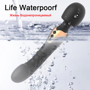 Sseqqqqqi ראש כפול ראש רוטט ורוד עבור נקבה דילדו g-spot tasing זוג מאונן מין מבוגר צעצוע מין
