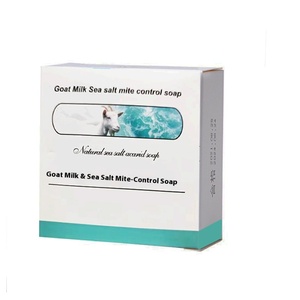 Sữa dê nguyên chất muối biển protein tơ đu đủ mặt cơ thể rửa xà phòng giữ ẩm làm bằng tay trong suốt giảm điểm (có thể tùy chỉnh) - Product Image 4