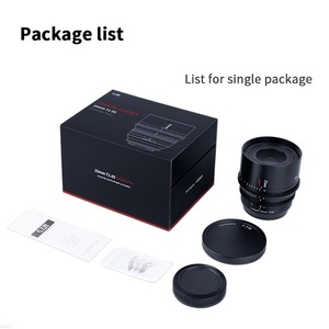 7 esnaf 25mm T1.05 büyük diyafram manuel Cine Lens için E/r/fx/m43 Canon Z mount sinema Lens için e-mount kamera ile uyumlu - Product Image 5
