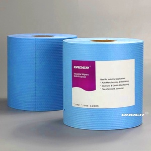 Fabriek Op Maat Gemaakte Houtpulp Gelamineerde Spunlace Niet-Geweven Vervanging Van Dupont Schone Wisser Reinigingsdoekjes - Product Image 2