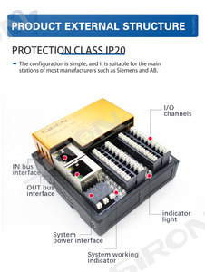 SIRON T12 Integrated I/O Fast Connection Wire Profinet <strong>Modbus</strong> Intelligent <strong>Module</strong> I/o Ethercat