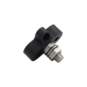 母线M10配电块3/8 ”正单电源接线柱绝缘接线柱重型48V，黑色 - Product Image 4