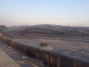 HDPE 1.5mm Liner geomembran yüksek yoğunluklu polietilen su yalıtım membranı - Product Image 5