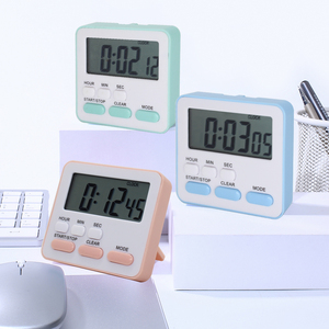 Timer conto alla rovescia per la casa della cucina cottura LCD timer positivo 23 ore, 59 minuti e 59 secondi calendario con orologio - Product Image 2