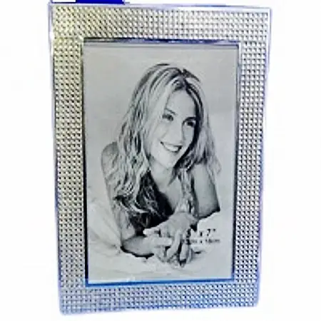 Exquisite Metal Picture Photo Frame Decorated with crystal for wedding party