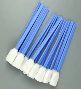 プラスチックハンドルフォーム長方形ヘッドポリエステルクリーニングスワブスティック病院ラボ用スポンジスワブスクエアスポンジフォーム - Product Image 4