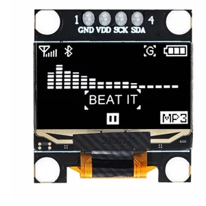 0.96 pollici IIC SPI seriale 7/4pin bianco/blu/giallo blu/giallo modulo di visualizzazione OLED SSD1306 12864 scheda schermo LCD per Arduino - Product Image 2