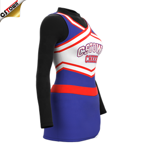 CSTOWN yeni tasarım amigo üniforma Set özel Logo gençlik amigo Sideline Cheer üniformaları - Product Image 6