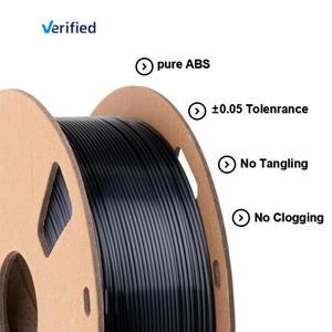 <span class=keywords><strong>ABS</strong></span> đen loạt <span class=keywords><strong>Filament</strong></span> RoHS 1.75mm/2.85mm cho fdm 3D in 1kg/3kg/5kg/10kg nhà máy sản xuất OEM/ODM CC3D - Product Image 3