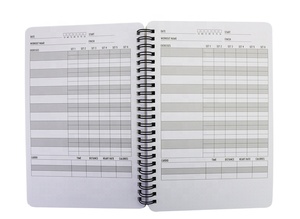 Fitness Journal and Planner for Workout Book Journal Alimentaire Fitness Custom Cmyk <strong>Printed</strong> Exercise <strong>Notebook</strong>, Workout Logbook - Product Image 2