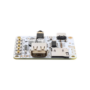 Salida frontal de alta calidad, Módulo de placa receptora de audio inalámbrico, con tarjeta USB Tf, para altavoz/micrófono DIY - Product Image 3