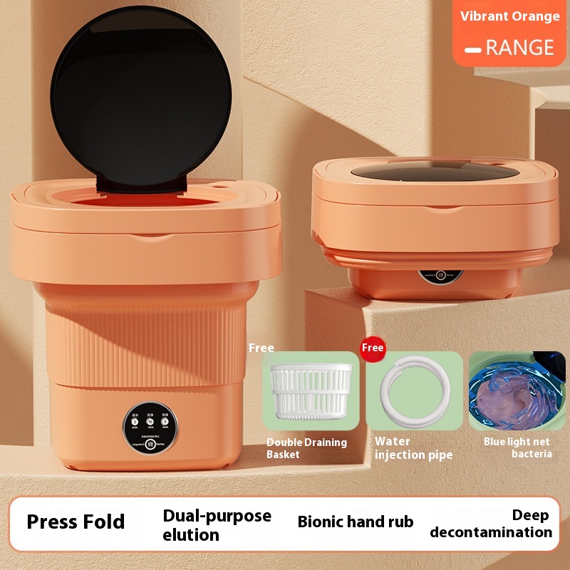 Vibrant Orange + Blue Light Sterilization