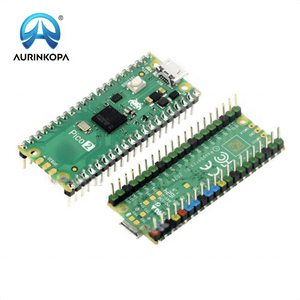 Raspberry Pi Pico 2 Mikrocontroller-Karte RP2350 Chip Dual-Core-und Dual-Architektur-Design mit vor gelötetem Header (farb codiert)