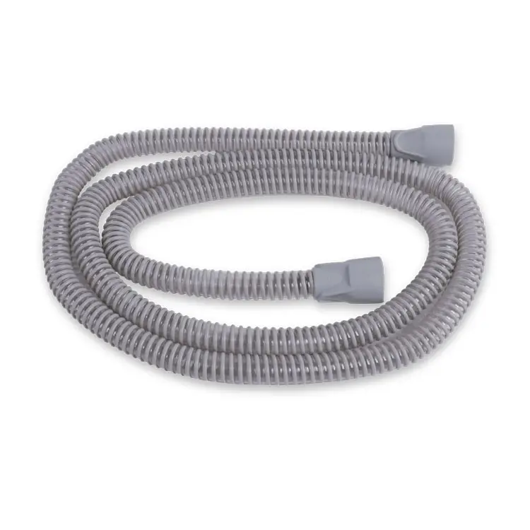 Iyi elastik CPAP hortum 6ft solunum devresi beyaz gri 1.8m CPAP BiPAP boru ev kullanımı için uyku havalandırma dezenfektan