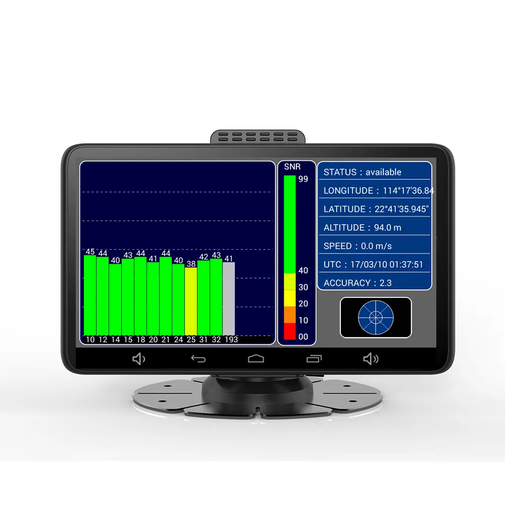 Sistema de navegación GPS para coche, 7 pulgadas, Win 6,0, 256M, 8GB, con panel táctil capacitivo