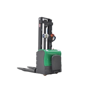 Low Cost 1.5 Ton Automatic Electric Stacker Fully Electric Reach Stacker <strong>Platform</strong> Structure 2 Ton <strong>Loading</strong> Pallet Truck Forklift - Product Image 1