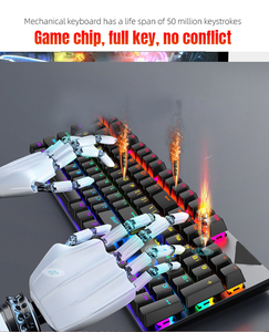Desktop <strong>Keyboard</strong> and <strong>Mouse</strong> Professional Backlit LED Light Gaming <strong>Keyboard</strong> and <strong>Mouse</strong> Combo - 104 Keys <strong>Keyboard</strong>, Gamer <strong>Mouse</strong> - Product Image 2