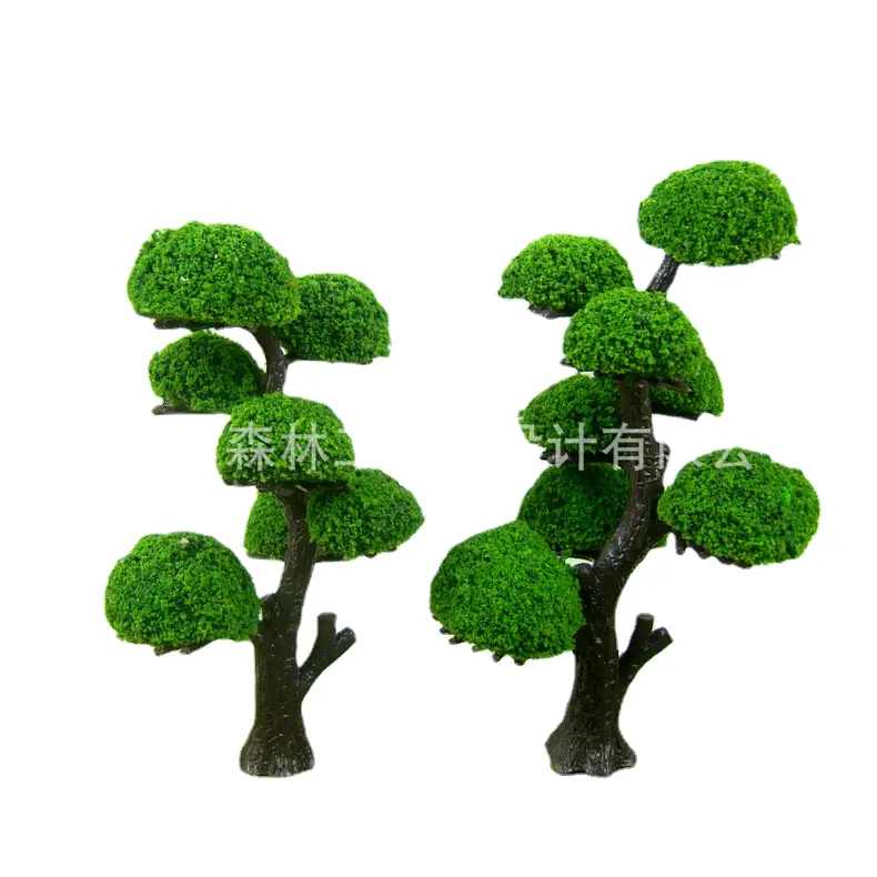 Plantas artificiales Novedosos productos especiales Musgo micro-Paisaje accesorios Juguete Podocarpus-agujero fino verde claro