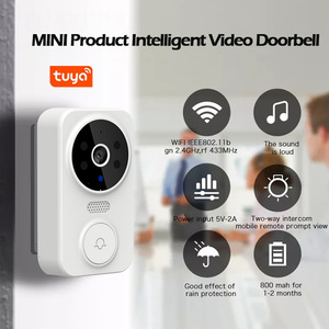 Colorido Smart Home Video timbre visión nocturna impermeable intercomunicador anillo Cámara Tuya aplicación para sistema de seguridad al aire libre - Product Image 2