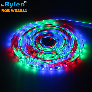 โรงงาน ws 2811 5050 rgb แถบไฟ led กันน้ํา IP20 IP65 IP67 12V 24V 60LED rgbic แถบไฟ led - Product Image 3