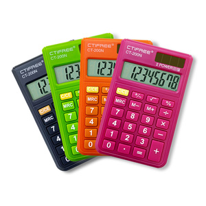 Mini <strong>Digital</strong> Desktop Calculator with 8-Digit LCD Display School Office Standard Function Electronic Pocket Size Calculator - Product Image 2