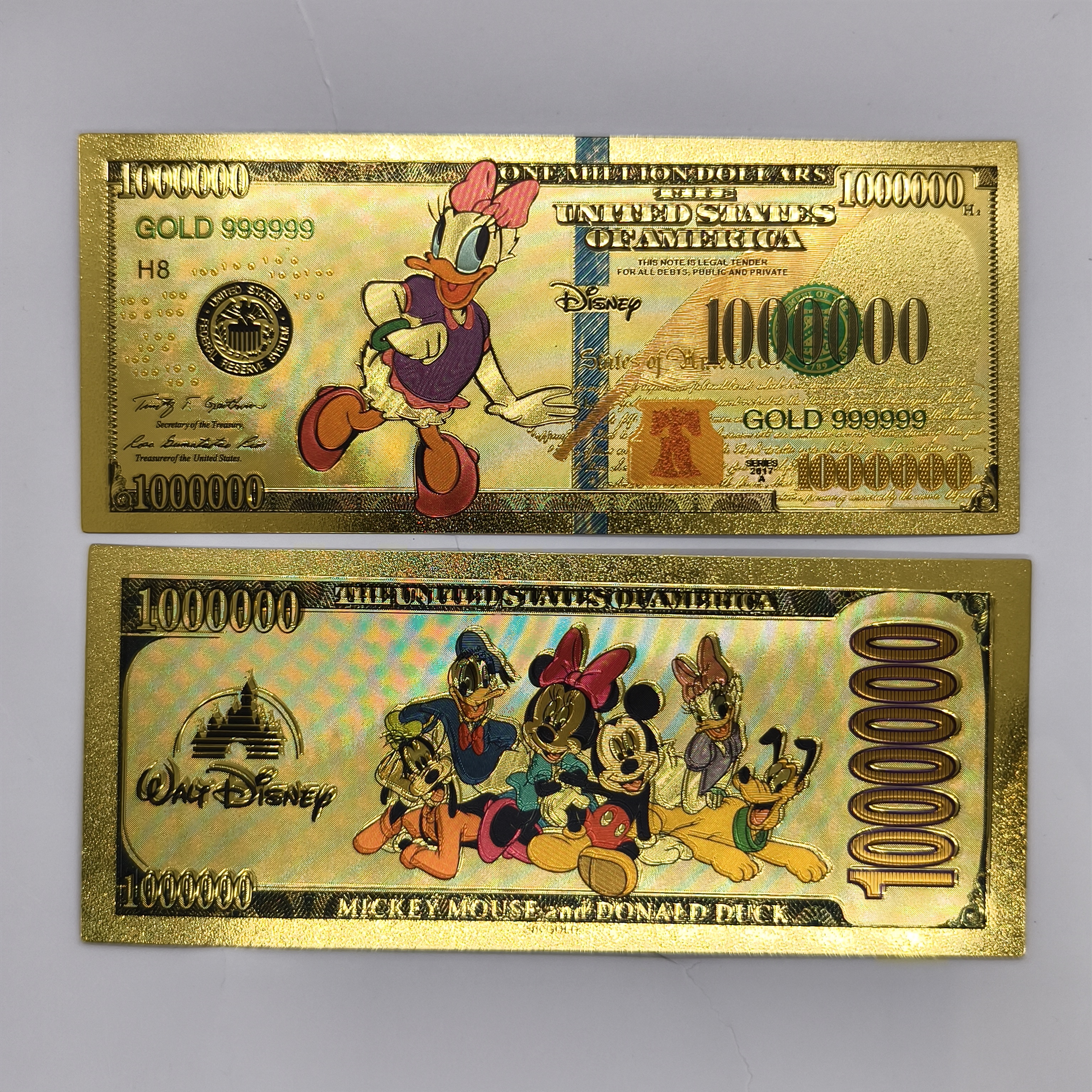 Ünlü animasyon karikatür 10 milyon banknot Donald Duck papatya Mickey Mouse Minnie gifts y ve hediyeler için Pluto hatıra - Product Image 2