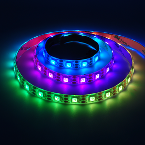 WS2812 5050 <strong>RGB</strong> IC <strong>LED</strong> Strip Light Addressable 5V <strong>5M</strong> 16.4FT 30 60 96 144 <strong>Leds</strong> Dream Color Chasing Effect Digital <strong>LED</strong> Pixel Strip - Product Image 3
