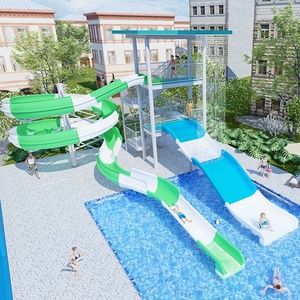 Parco Acquatico Commerciale per Adulti COWBOY Scivolo d'Acqua e Piscina a Onde Attrezzatura per Parchi Acquatici Simulatore di Surf Flowrider in Vendita - Product Image 2